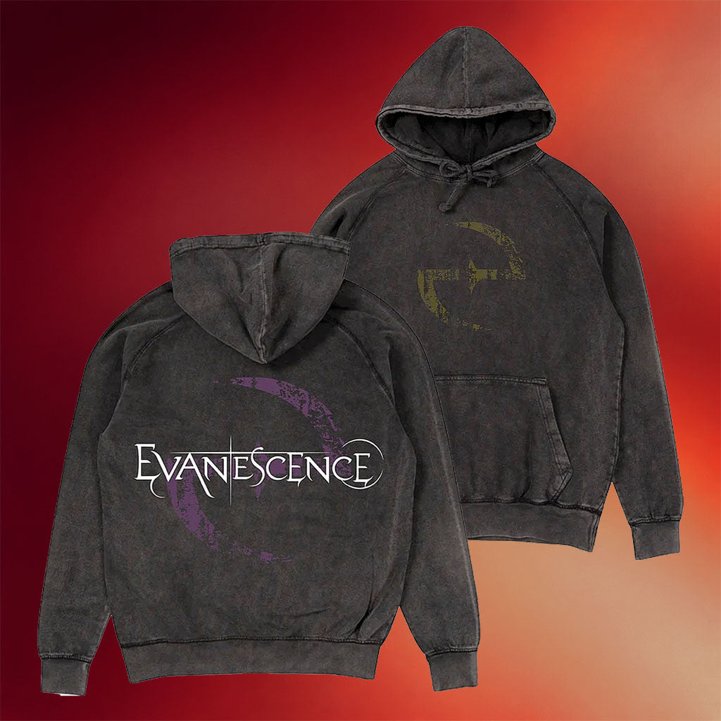 Evanescence Merch 2026 Distressed Logo Hoodie Gift Ideas For Rock Music Lovers
