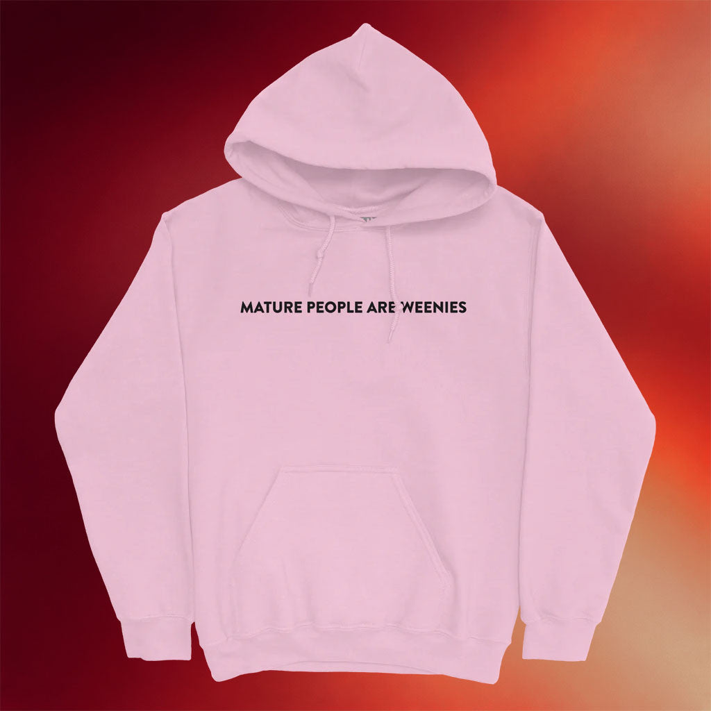 Baylen Levine Merch Mature People are Weenies Hoodie Baylen Levine Hoodie Gifts For Sister