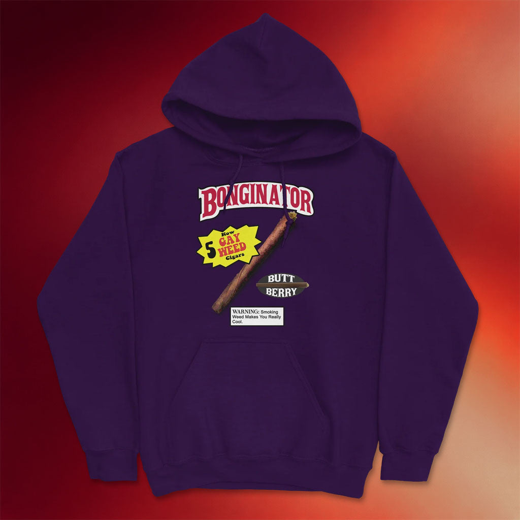 Bonginator Merch 2026 Butt Berry Hoodie Bonginator Hoodie Gift For Dudes