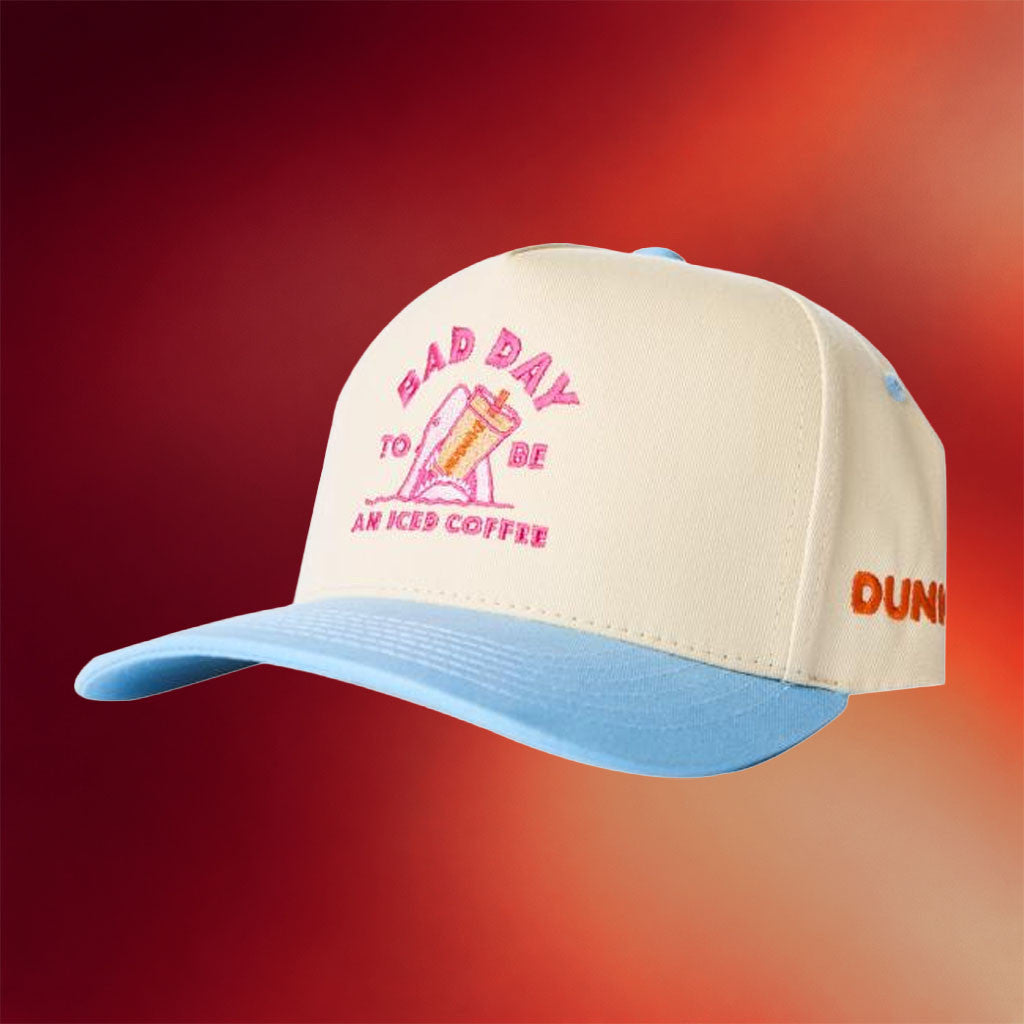 Dunkin Runs On Merch 2026 Bad Day To Be An Iced Coffee Hat Embroidered Gifts For Besties
