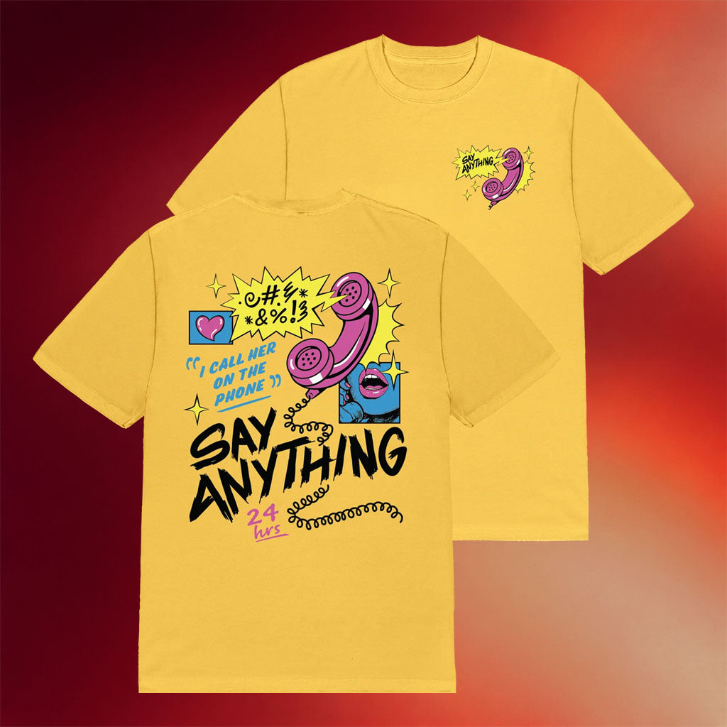 Say Anything Merch 2026 I Call Her Of The Phone T-Shirt Say Anything Shirt Gift For Friends