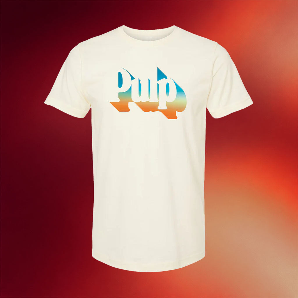Pulp Merch 2026 Gradient Logo T-Shirt Pulp Shirt Best Gift For Rock Band Fans