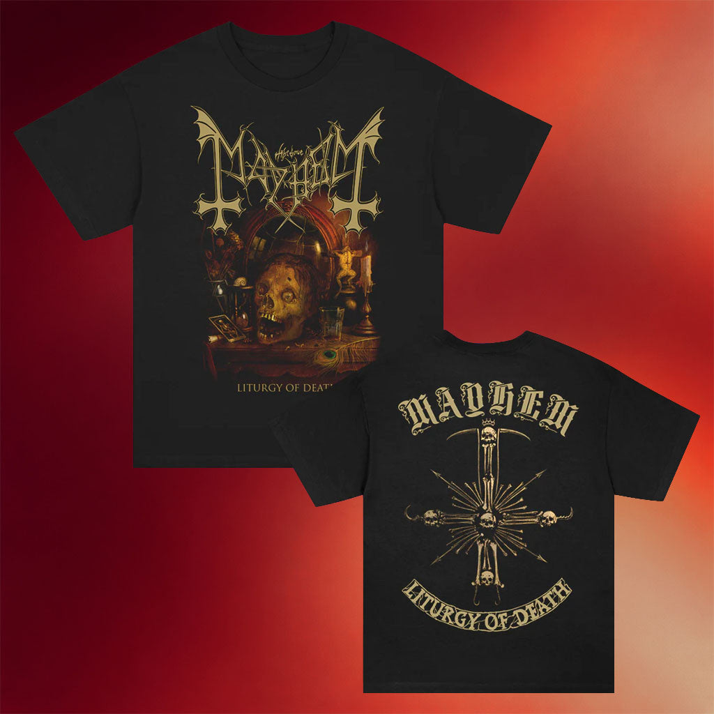 The True Mayhem Merch 2026 Vanitas T-Shirt Black Liturgy Of Death Shirt Gift For Band Fans