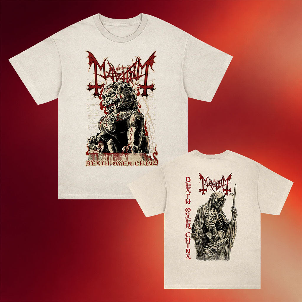 The True Mayhem Merch 2026 Death Over China T-Shirt Cool Gifts For Music Lovers