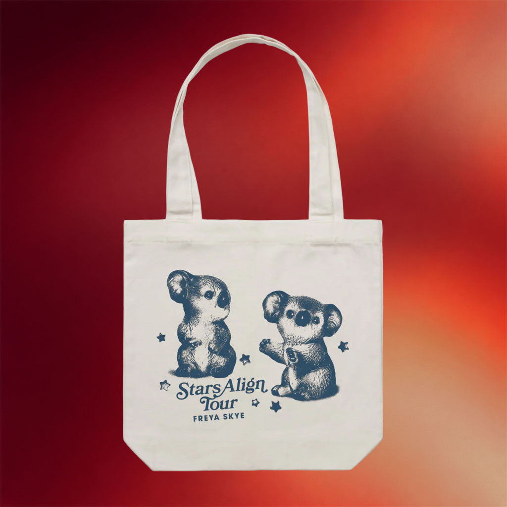 Freya Skye Merch 2026 Koala Tote Bag Freya Skye Stars Align Tour Merch Gift For Sisters - Mouldking