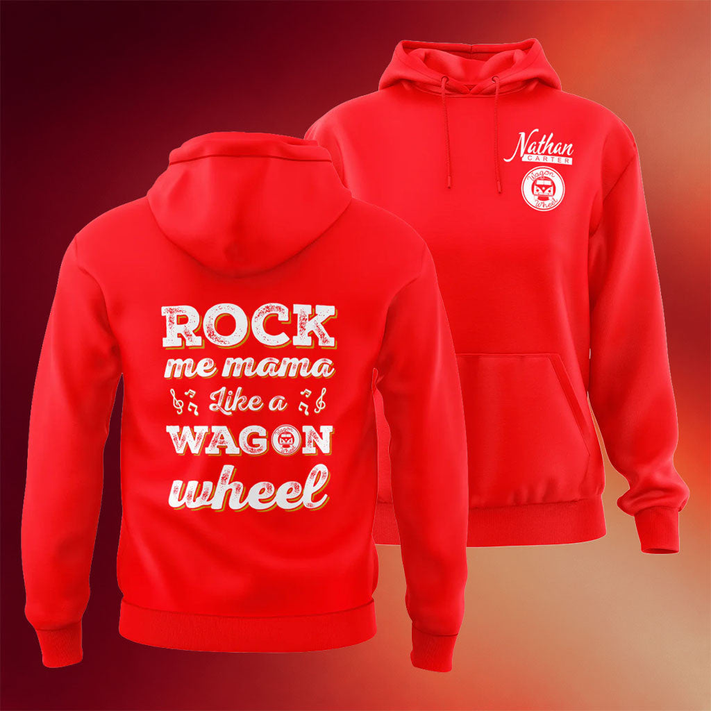 Nathan Carter Merch 2026 Wagon Wheel Hoodie Red Gift Ideas For Music Lovers - Mouldking