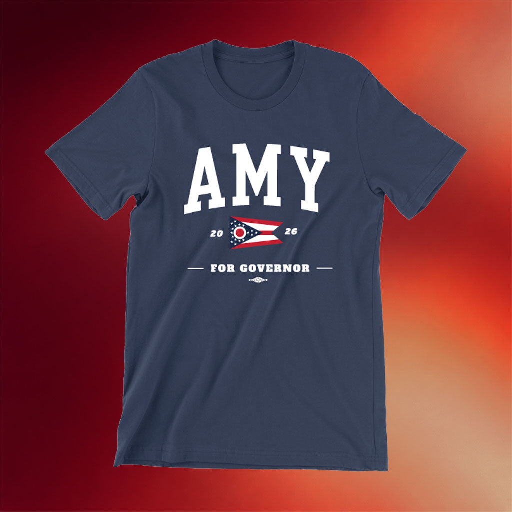 Dr Amy Acton For Governor Merch 2026 Amy For Governor Collegiate T-Shirt Special Present - Mouldking
