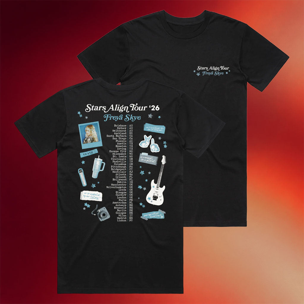 Freya Skye Merch 2026 Scrapbook Tour T-Shirt Freya Skye Stars Align Tour Shirt Gift For Fans - Mouldking