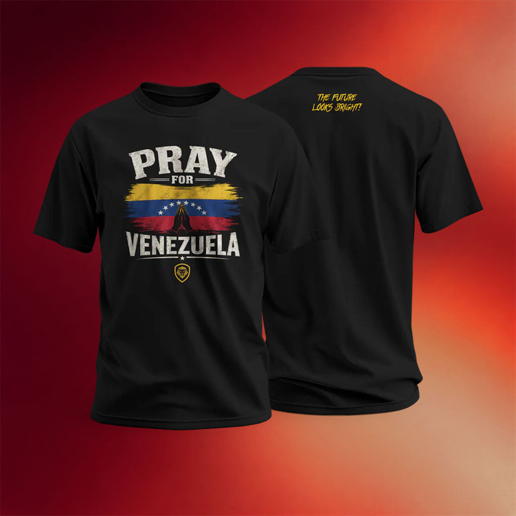 Valuetainment Merch 2026 Pray For Venezuela T-Shirt Black We Stand With Venezuela Shirt Gifts - Mouldking