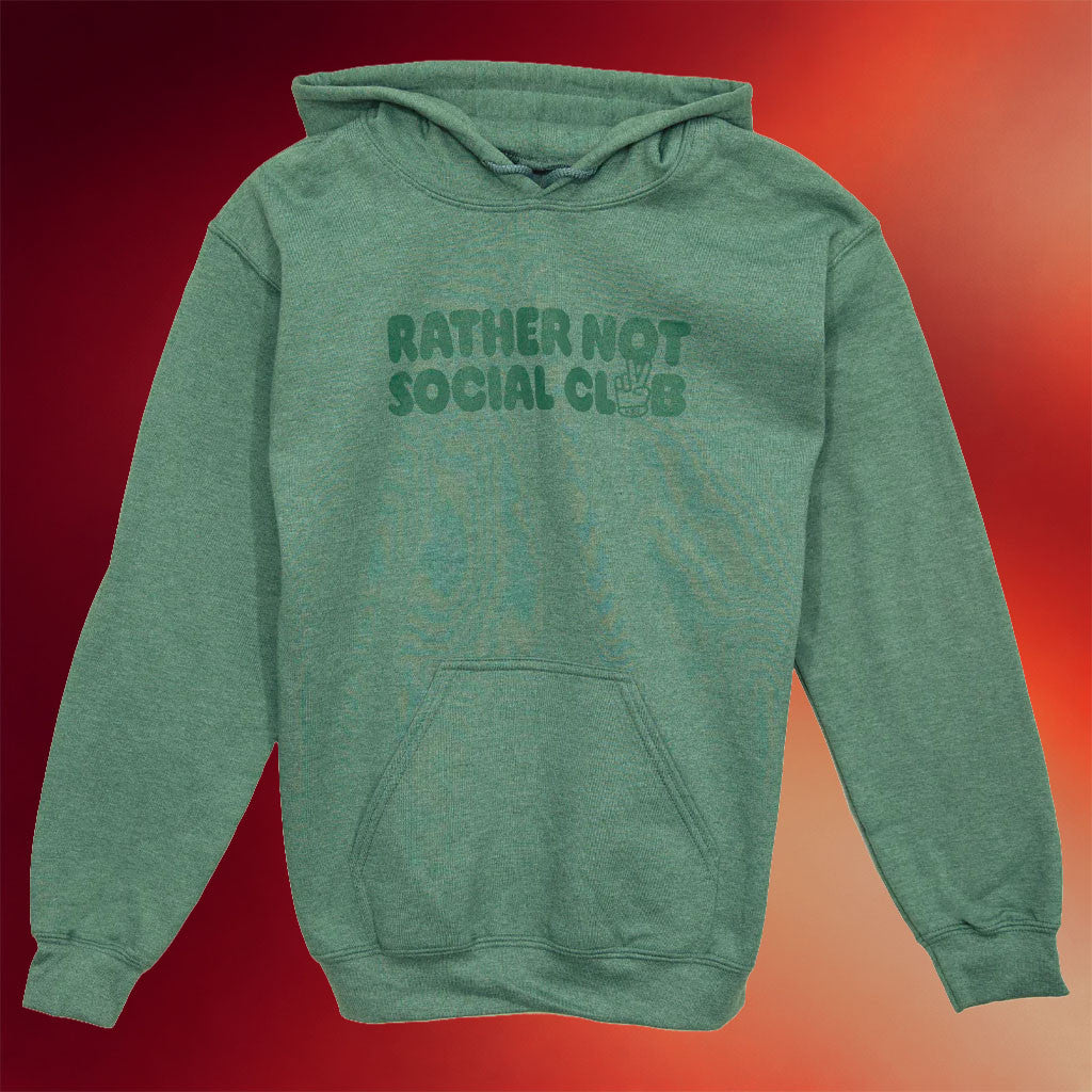 Kin Ship Goods Merch Rather Not Social Club Hoodie Birthday Gift For Daughter - Mouldking