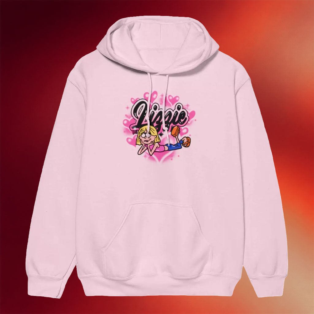 Lizzie Mcguire Merch 2026 D Lizzie Mcguire Spray Paint Hearts Hoodie Gifts For Sisters - Mouldking