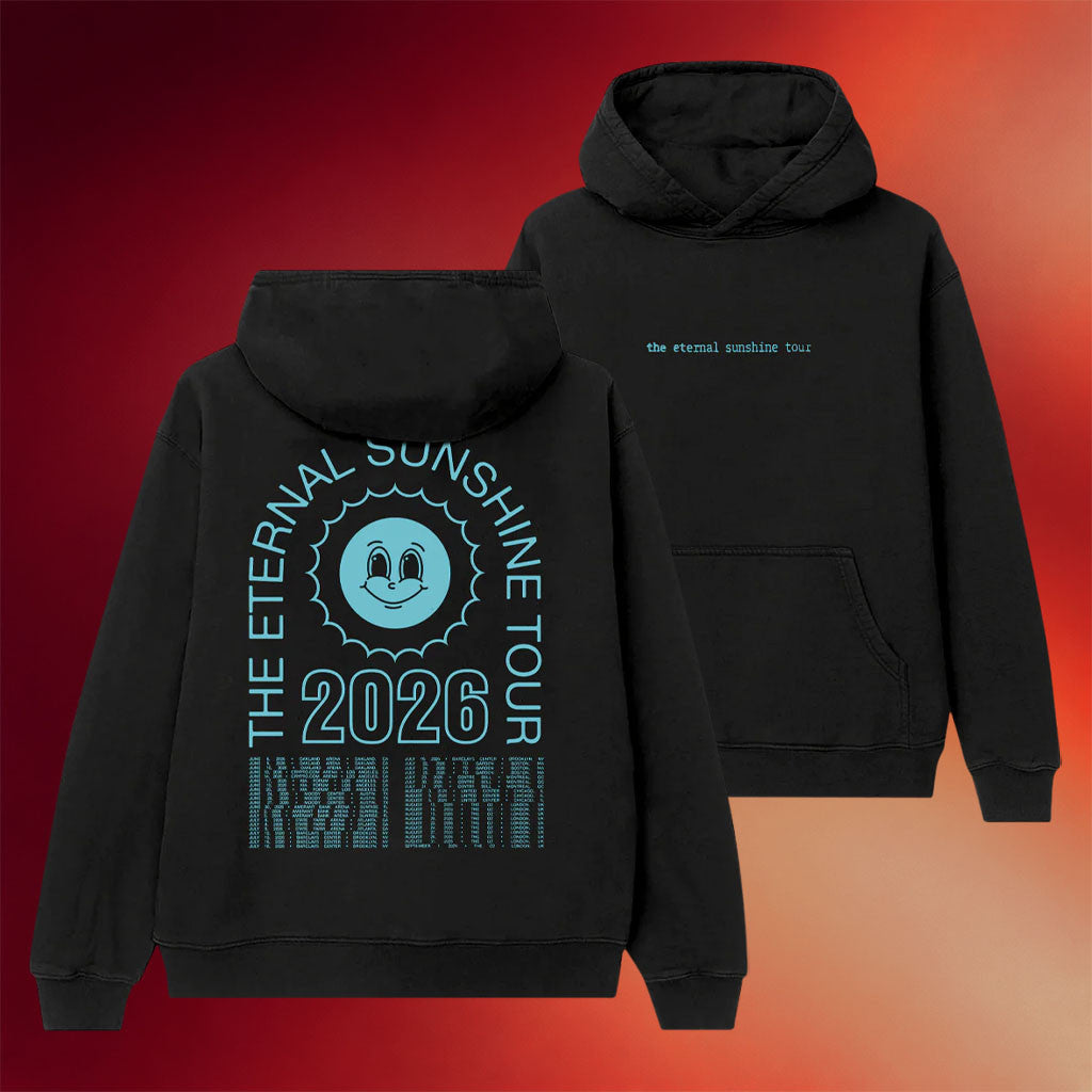 Ariana Grande Merch Ariana Grande Eternal Sunshine Tour 2026 Black Sun Hoodie Music Fan Gifts - Mouldking