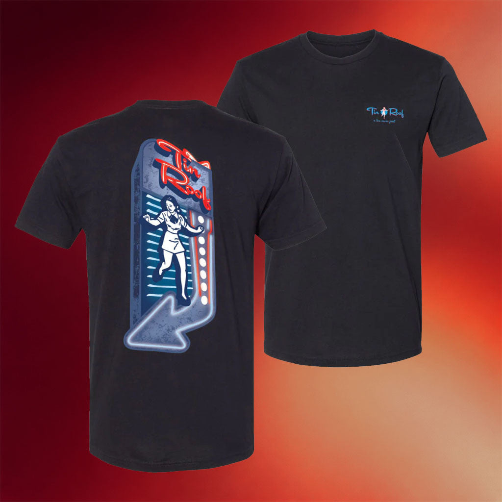 Tin Roof Bars Merch 2026 Neon Sign T-Shirt Tin Roof Shirt Best Gift For Brothers - Mouldking