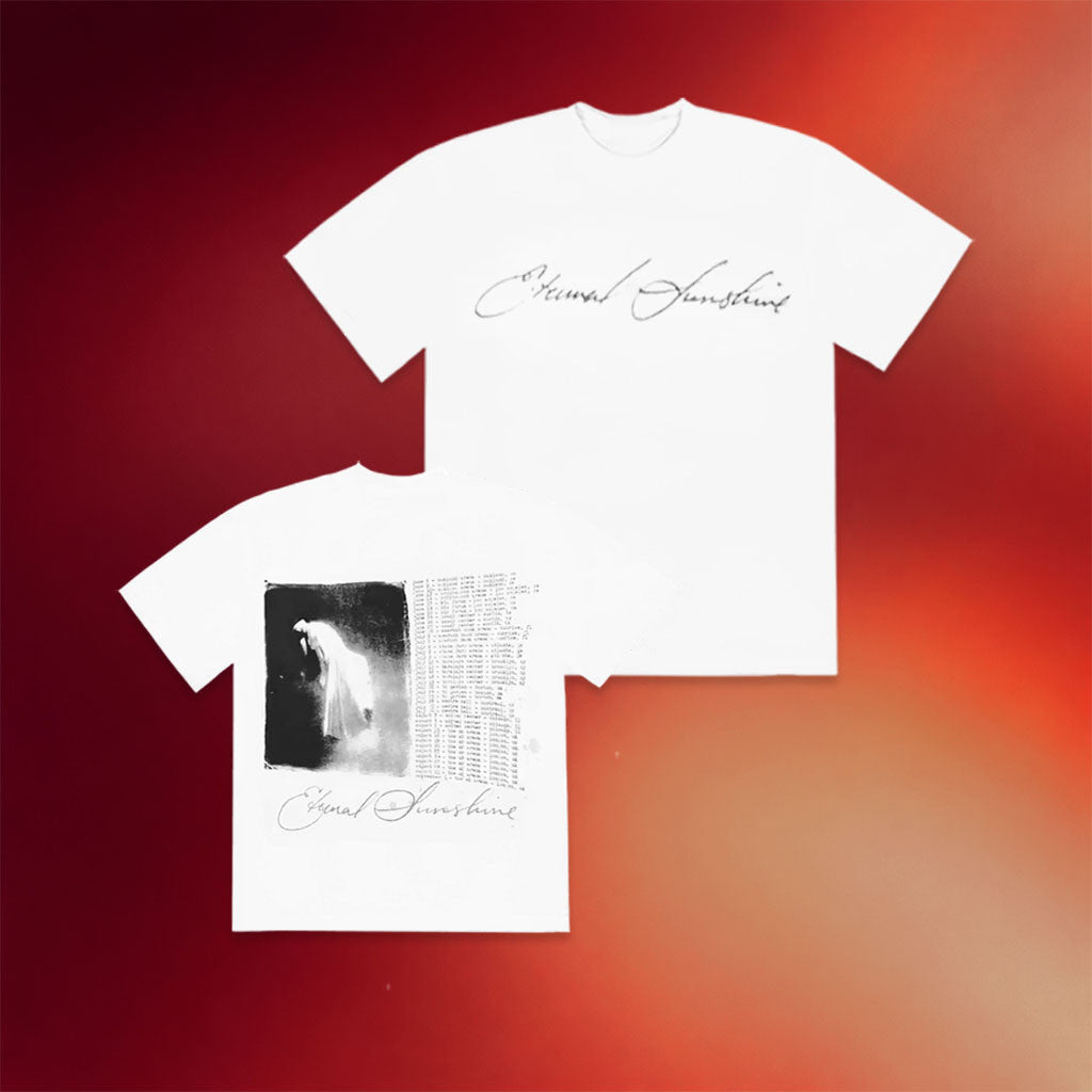 Ariana Grande Merch 2026 Eternal Sunshine White Graphic T-Shirt Ariana Grande Tour Merch - Mouldking