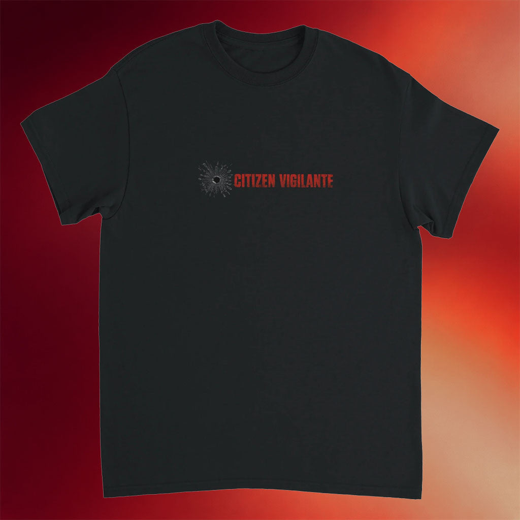 Citizen Vigilante Merch 2026 Citizen Vigilante Black T-Shirt Unique Gifts For Husband - Mouldking
