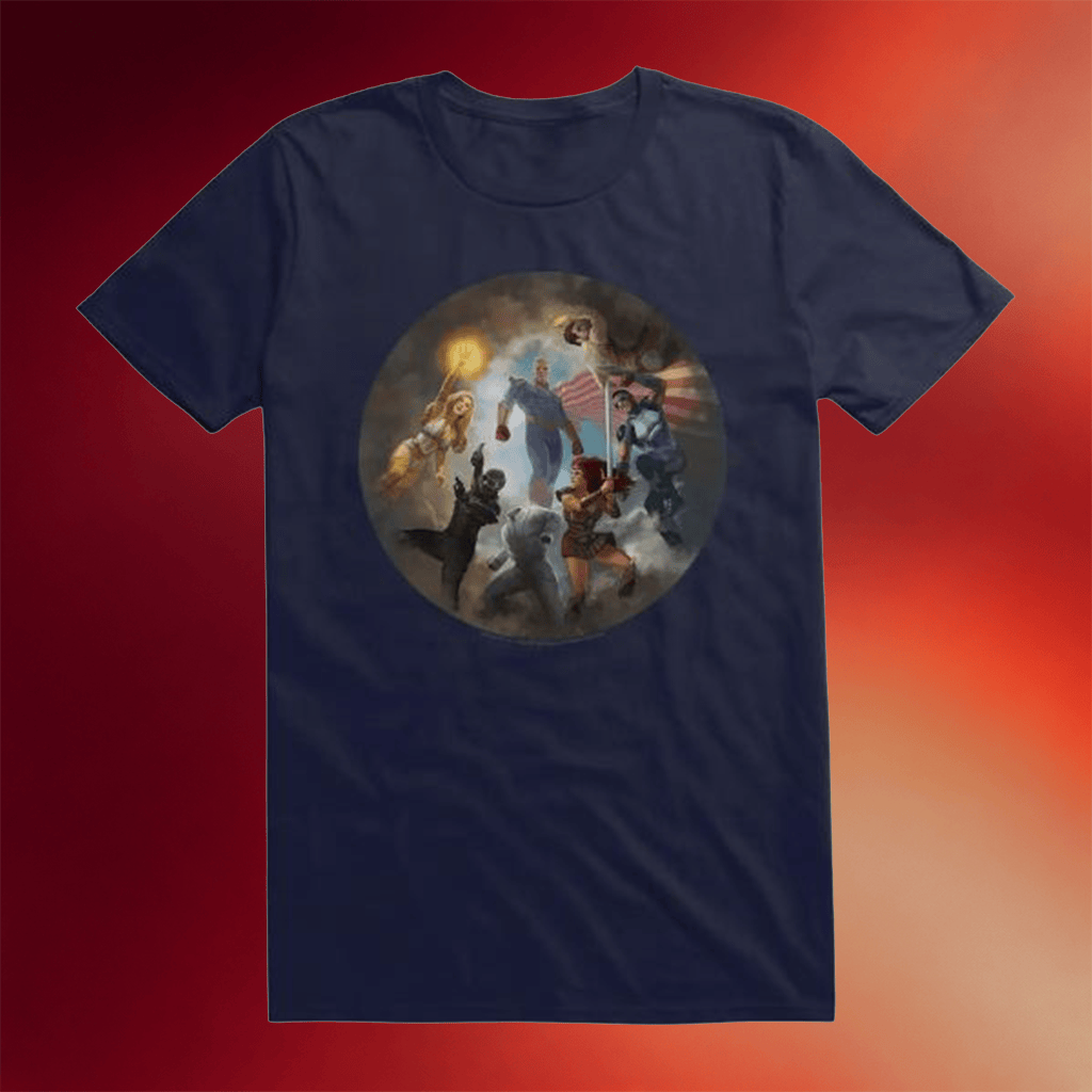 The Boys Merch 2026 The Seven Mural Poster T-Shirt Best Gift For Movie Lovers