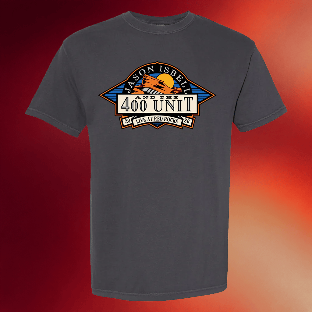 Jason Isbell Merch The 2026 Red Rocks T-Shirt Jason Isbell And The 400 Unit Tour Tee Fan Gifts