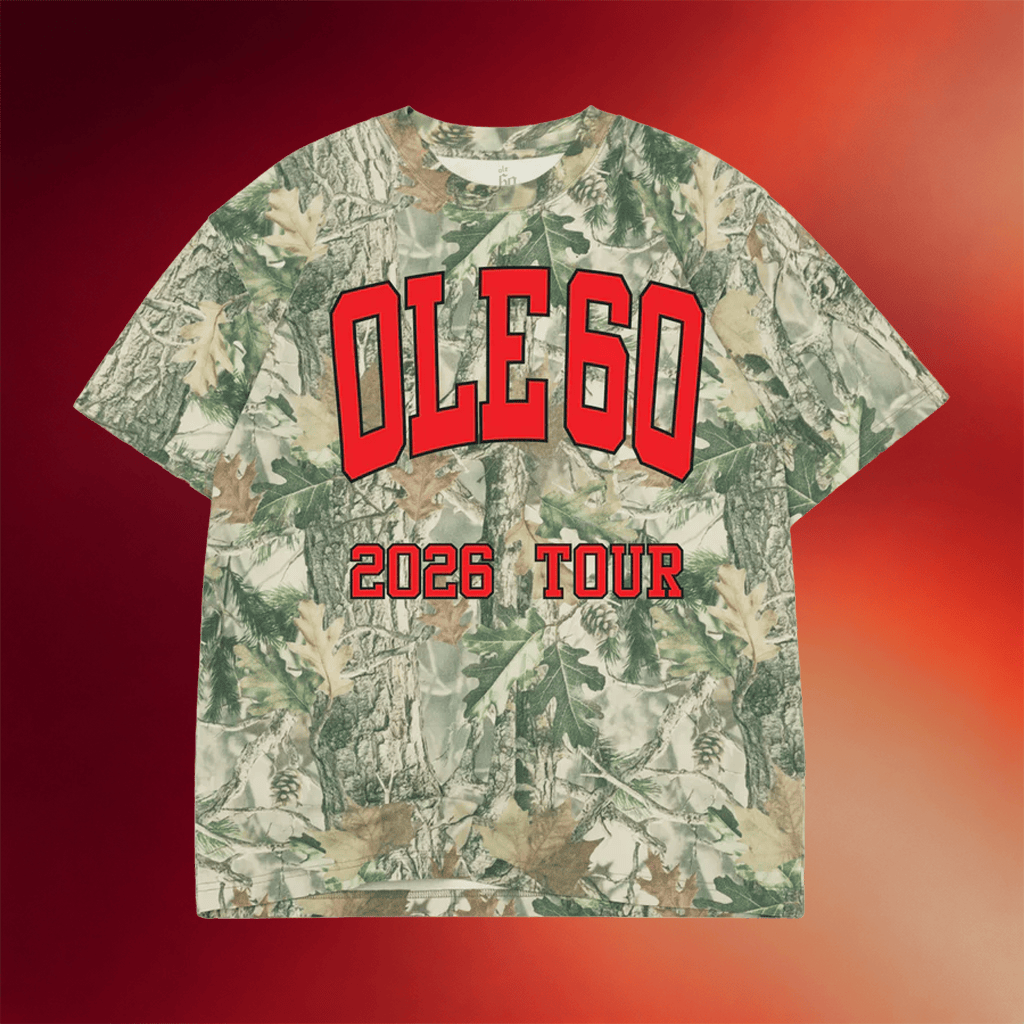 Ole 60 Merch 2026 Ole 60 Camo Tour T-Shirt Music Lover Gift Ideas For Him