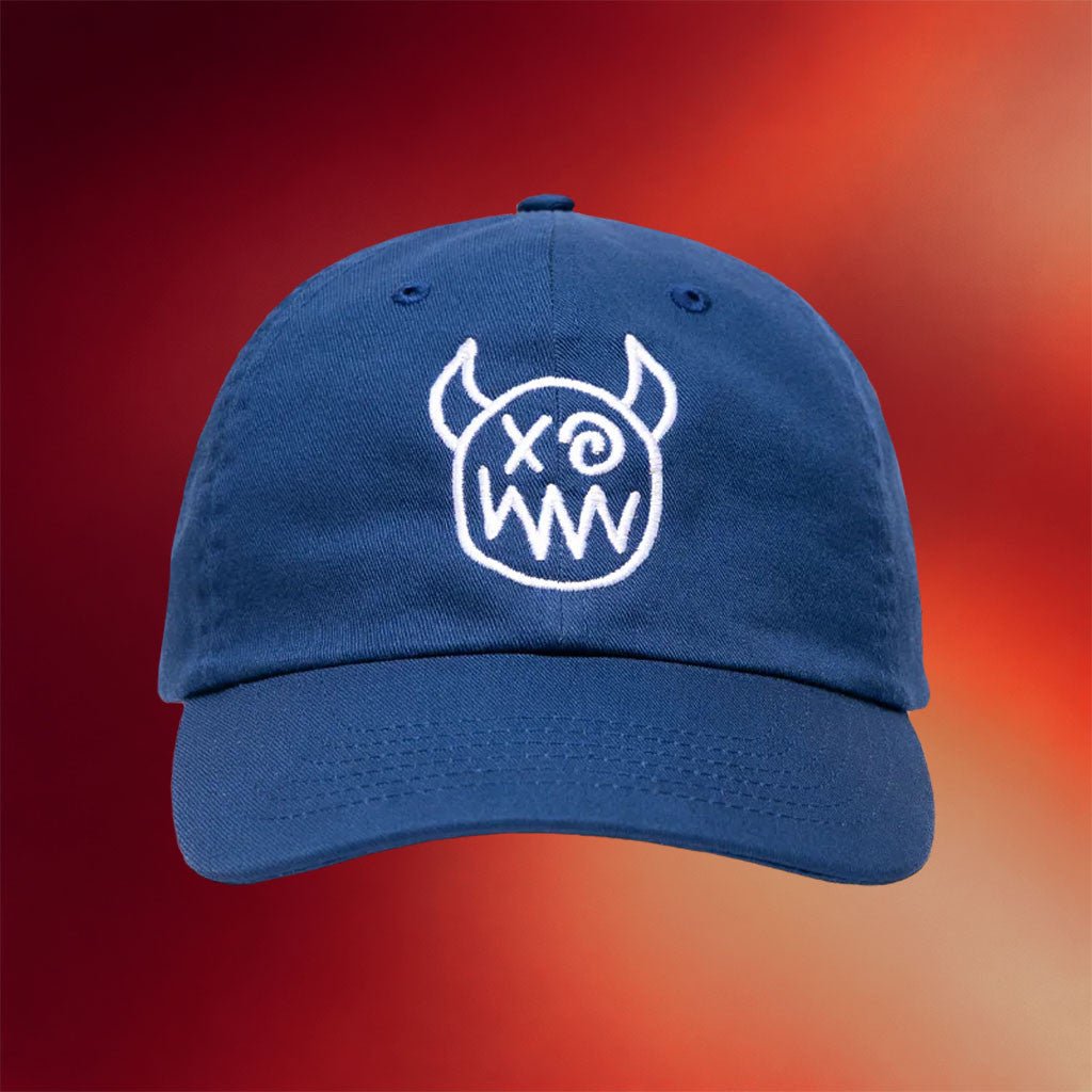 JVB Merch 2026 Blue Demon Embroidered Hat Best Gifts For Hip Hop Lovers