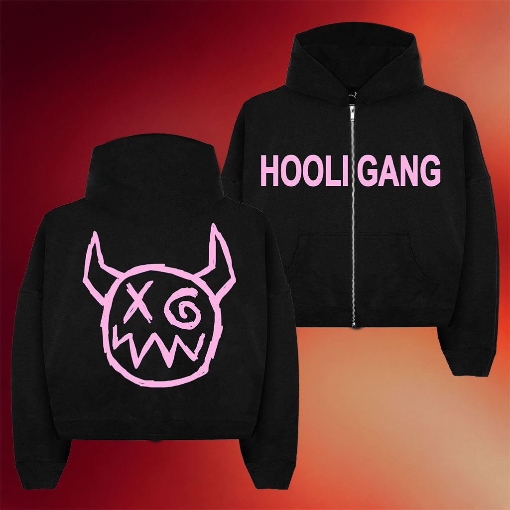 JVB Merch 2026 Hooligang Zip Hoodie Joey Valence And Brae Hoodie Gift For Hip Hop Fans