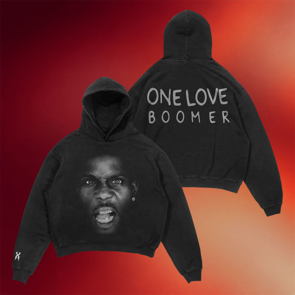 DMX Merch 2026 DMX X Mannion One Love Boomer Hoodie Best Gift For Rapper Fans