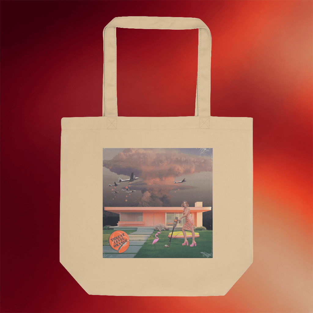 Earth To Eve Merch 2026 Threat Level Orange Album Cover Tote Bag Gifts For Friends