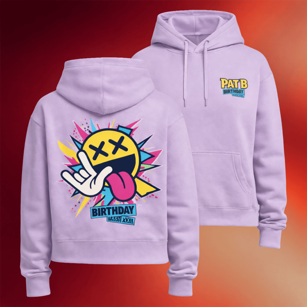 Dirty Workz Merch Pat B Birthday Bash XXL 25 Hoodie Pat B Merch Gifts For DJ Fans