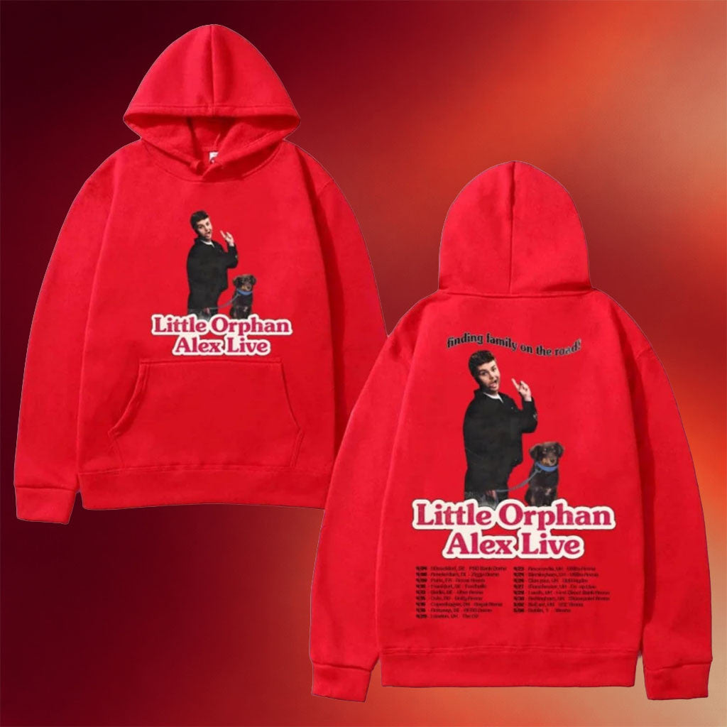 Alex Warren Merch Little Orphan Alex Live Tour 2026 Hoodie Alex Warren Tour Merch Fan Gifts