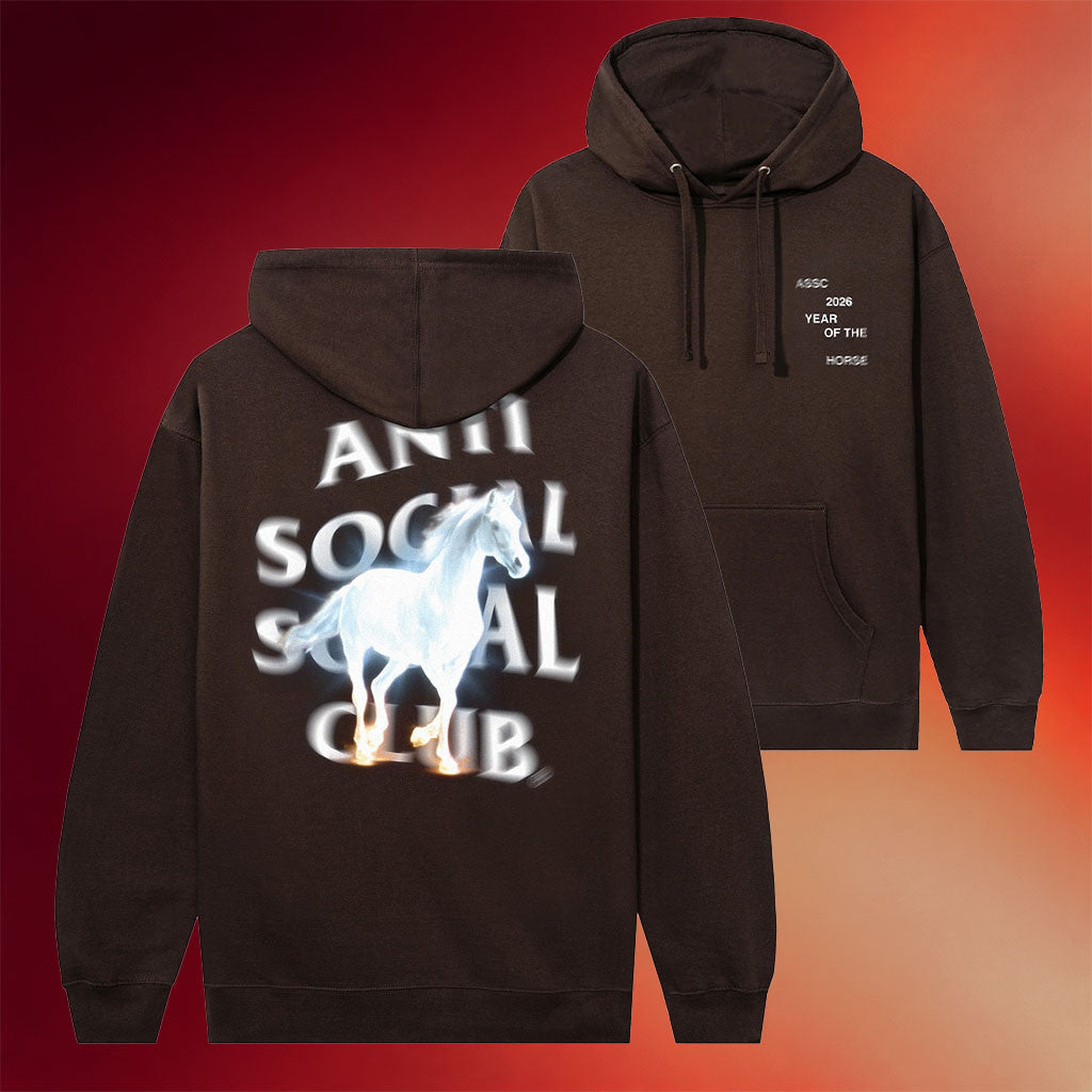 Anti Social Social Club Merch ASSC 2026 Glowing Horse Hoodie Present For Husband
