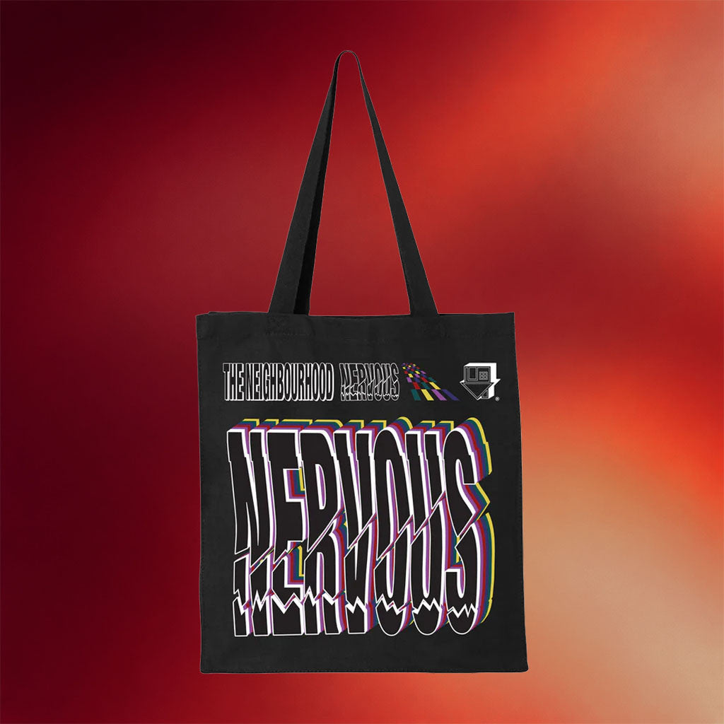 The Neighborhood Merch 2026 Nervous Tote Bag Presents For Rock Music Lovers