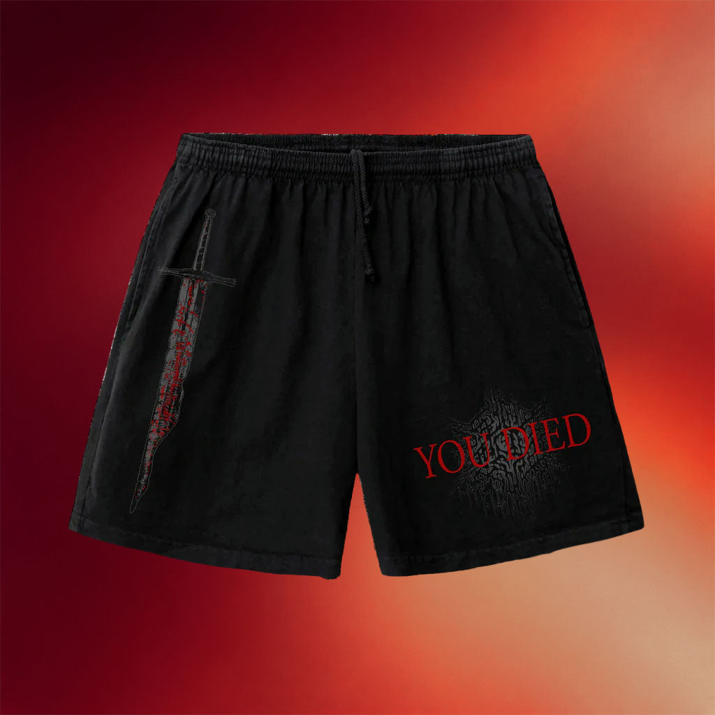 Psycho Frame Merch 2026 Dark Souls Shorts You Died Shorts Gift Ideas For Brothers