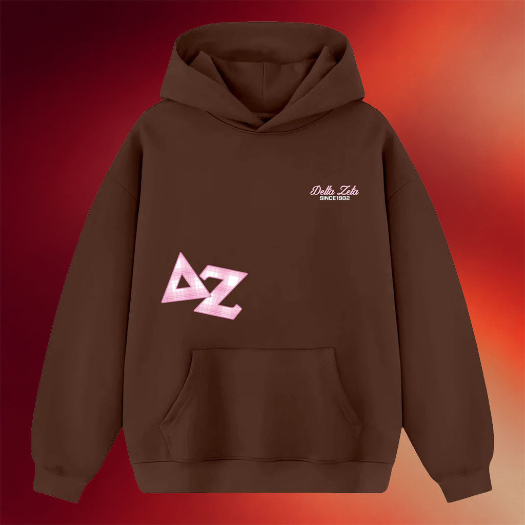 Delta Zeta Merch Blush Ivy Sorority Hoodie Delta Zeta Since 1982 Hoodie Birthday Gift For Her
