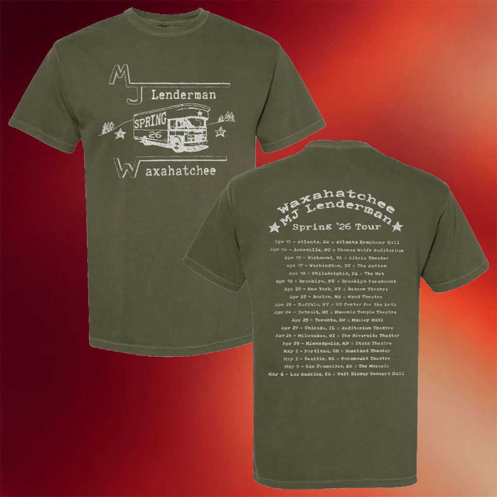 MJ Lenderman Merch 2026 Waxahatchee X MJ Lenderman Tour T-Shirt Presents For Music Lovers