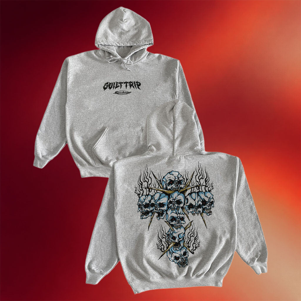 MLVLTD Merch Guilt Trip Skull Cross Hoodie 2026 Guilt Trip Merch Cool Gifts For Music Lovers