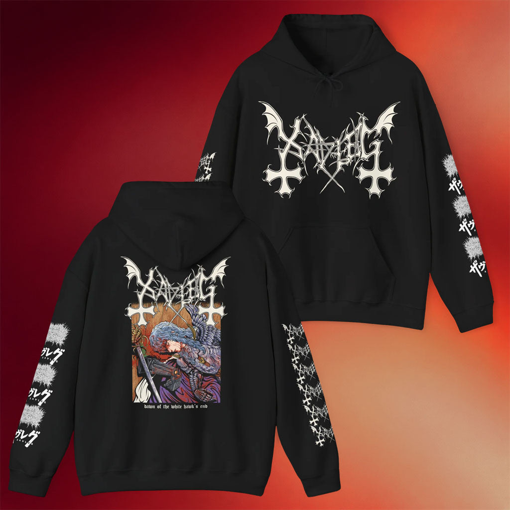 Xavleg Band Merch 2026 White Hawk's End Hoodie Presents For Music Lovers