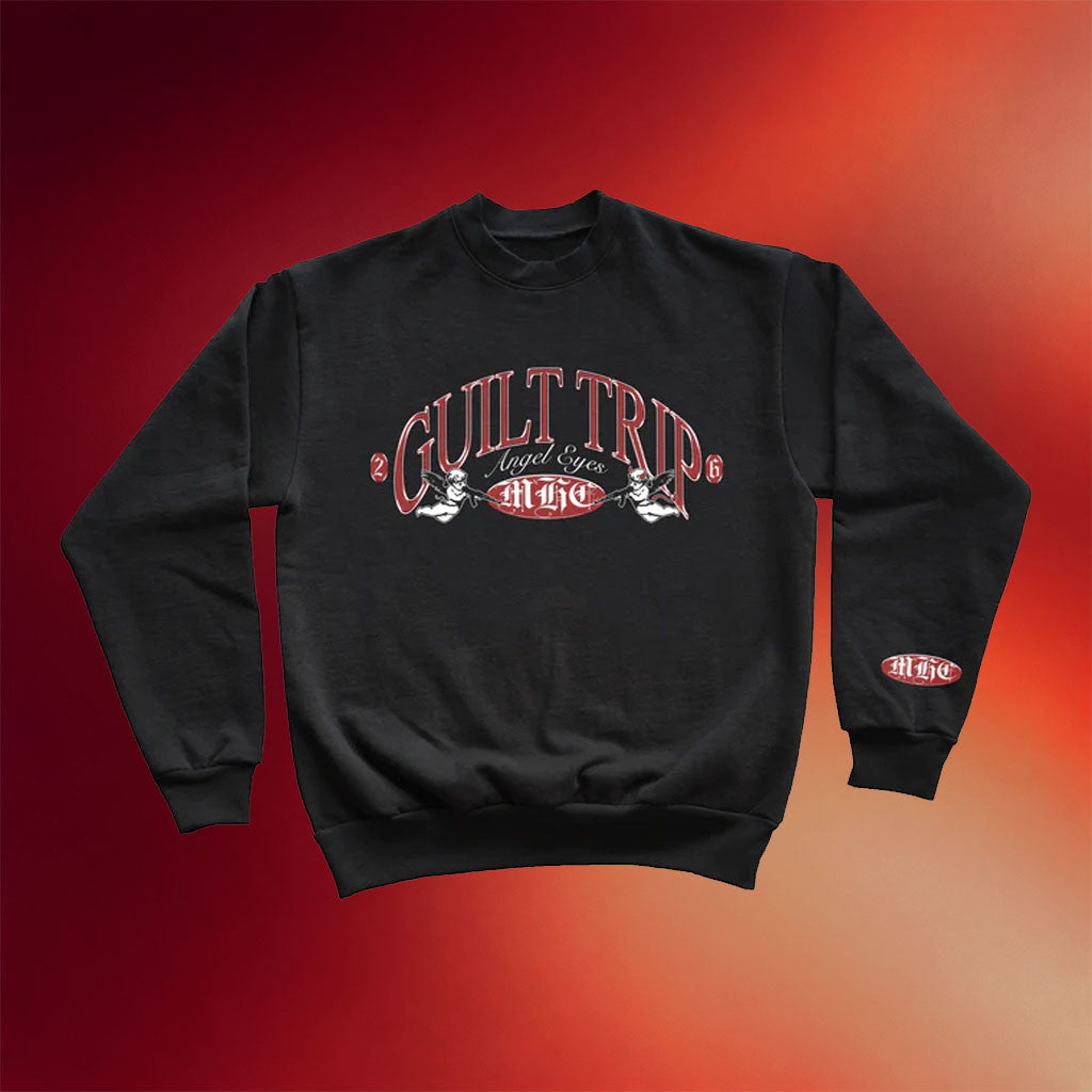 MLVLTD Merch Guilt Trip Cherub Crewneck Angel Eyes Sweatshirt 2026 Guilt Trip Merch BFF Gifts