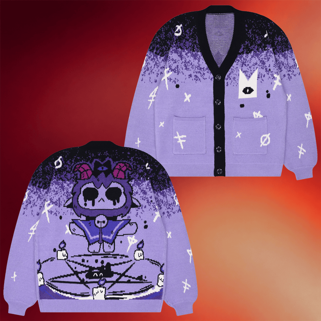 Cult Of The Lamb Merch Cute Goat Cardigan Best Birthday Gift For Sister