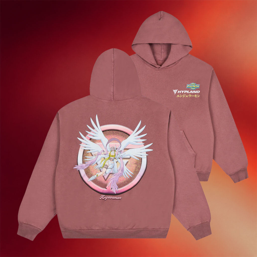 Hypland Merch Digimon Angewomon Hoodie Birthday Presents For Daughter