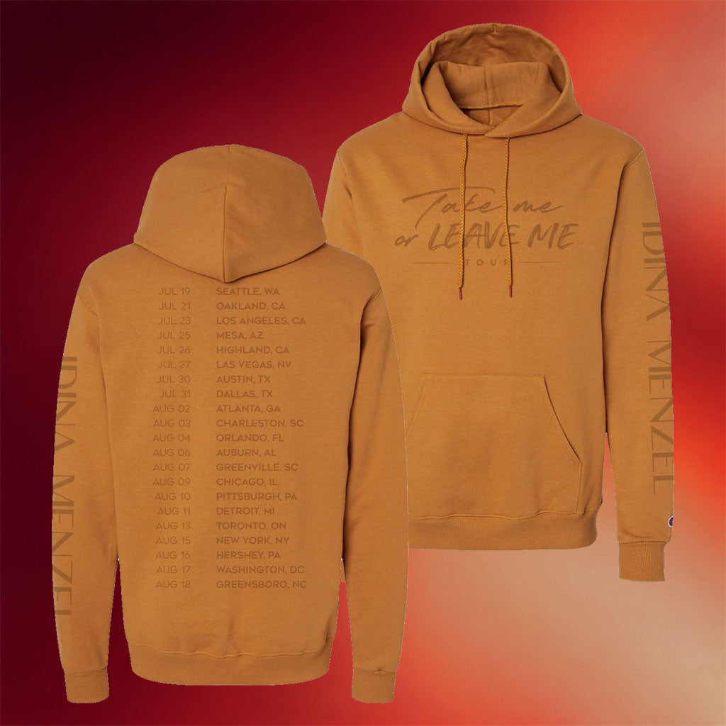 Idina Menzel Merch 2026 Take Me Or Leave Me Tour Hoodie Presents For Music Lovers