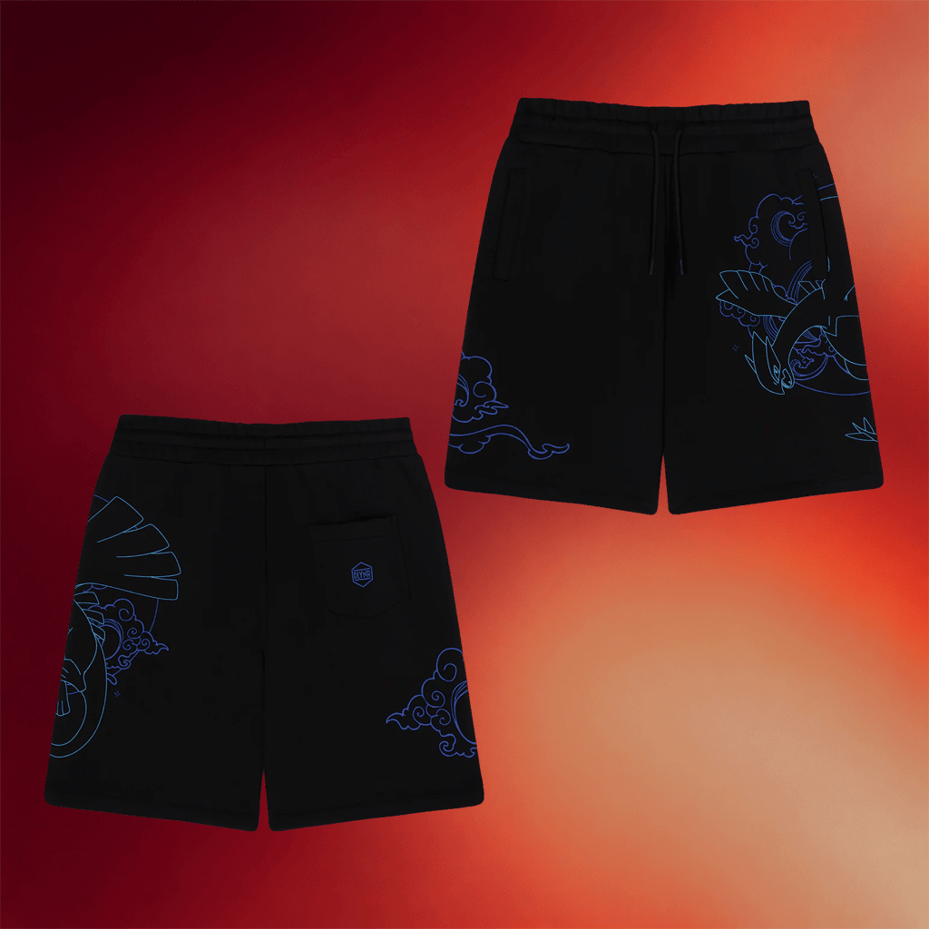 Dolly Noire X Pokemon Merch 2026 Lugia Shorts Black Best Gifts For Pokemon Lovers