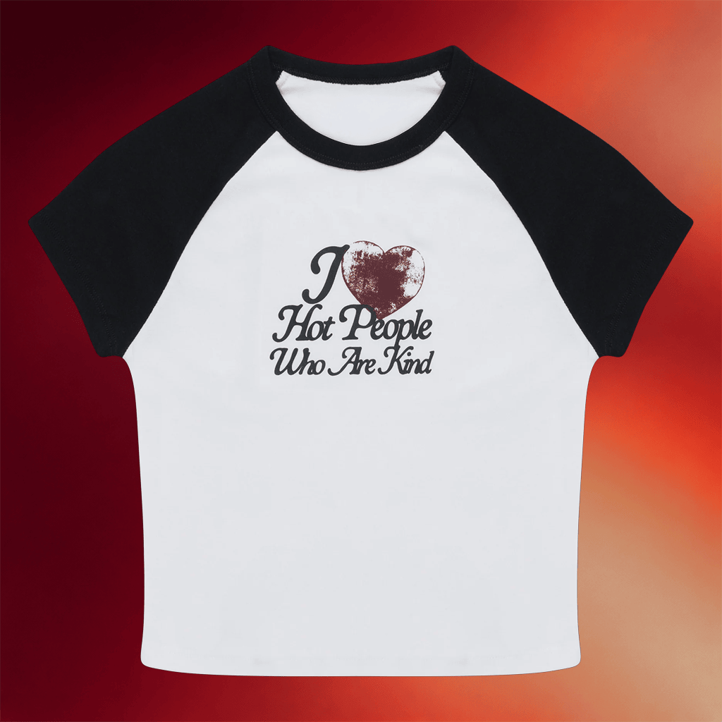 Unwell Merch 2026 I Love Hot People Baby Tee Who Are Kind Shirt Gifts For Her