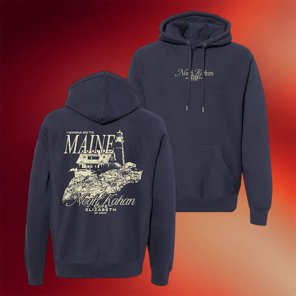 Noah Kahan Merch Cape Elizabeth Hoodie I Wanna Go To Maine Noah Kahan Hoodie Gifts For Dad