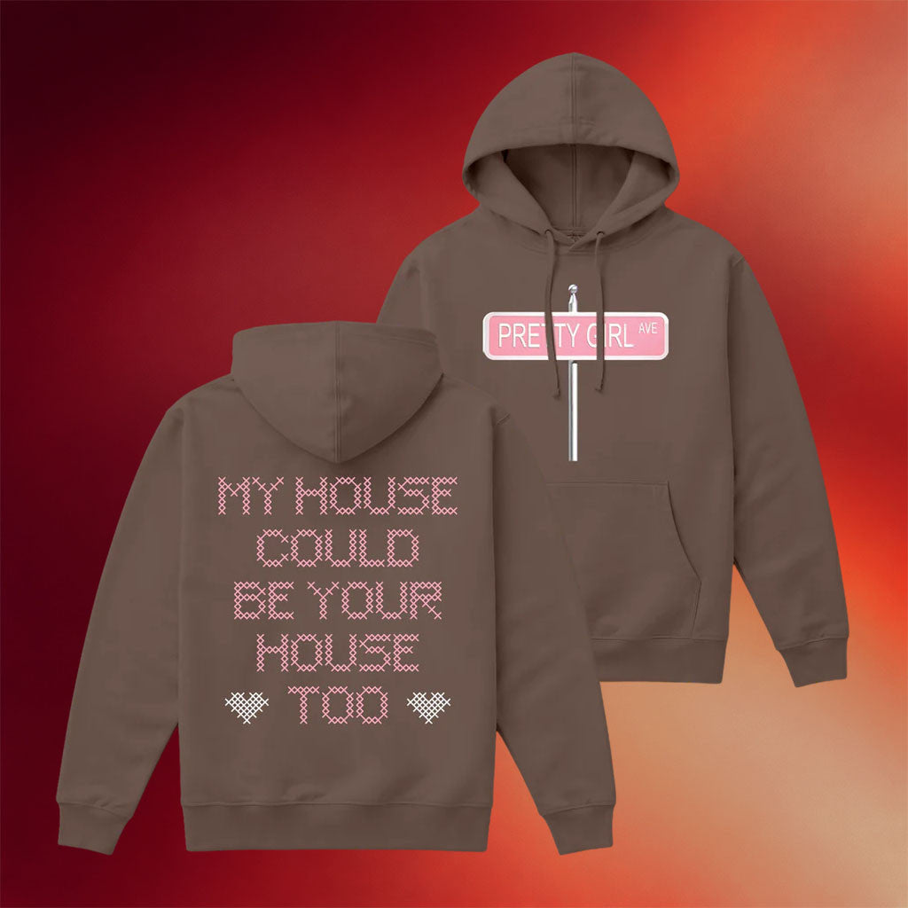 Sabrina Carpenter Merch 2026 Pretty Girl Ave Hoodie My House Could Be Your House Too Hoodie