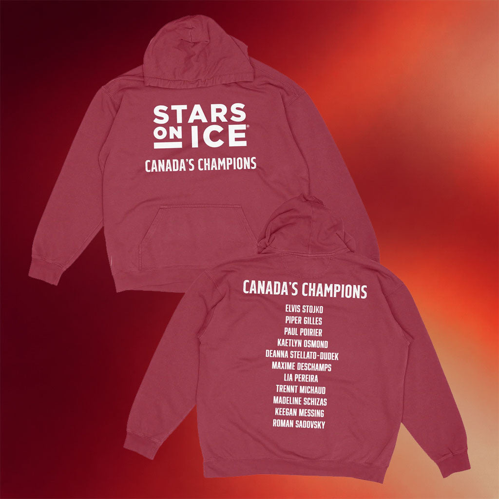 Stars On Ice Merch 2026 Canada's Champions Tour Hoodie Gift For Figure Skating Lover
