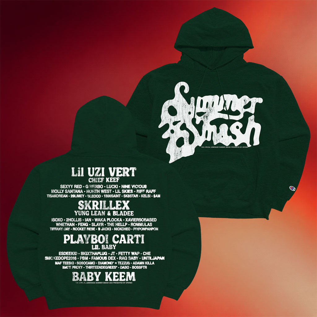 Summer Smash Merch 2026 PAINT Hoodie Hip Hop Festival Outfits Gifts For Music Fans