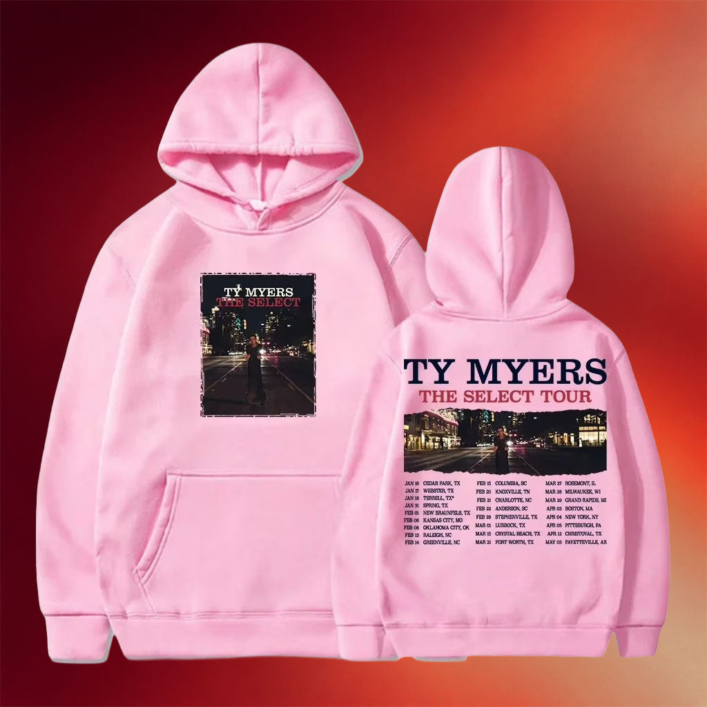Ty Myers Merch Ty Myers The Select Album 2025 Tour Hoodie Gift For Concert Lover