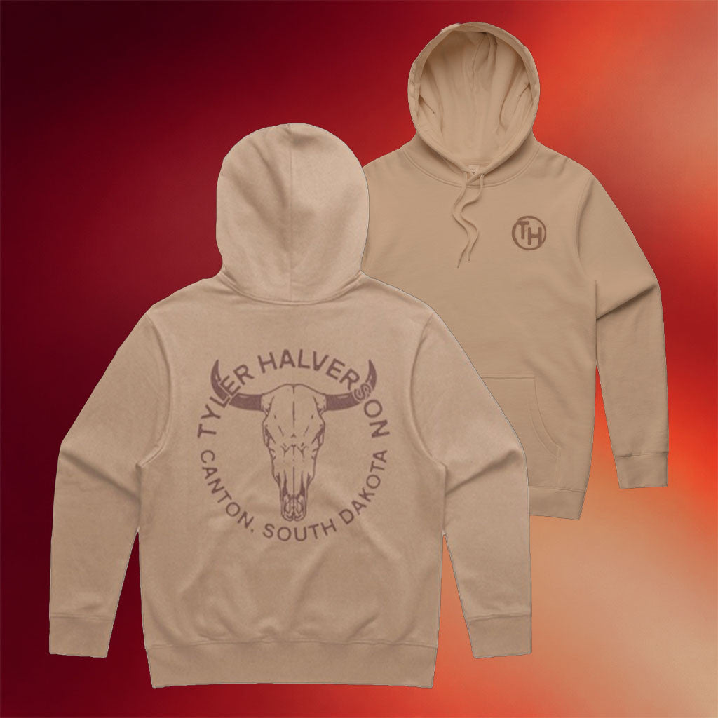 Tyler Halverson Store Merch Skull Hoodie