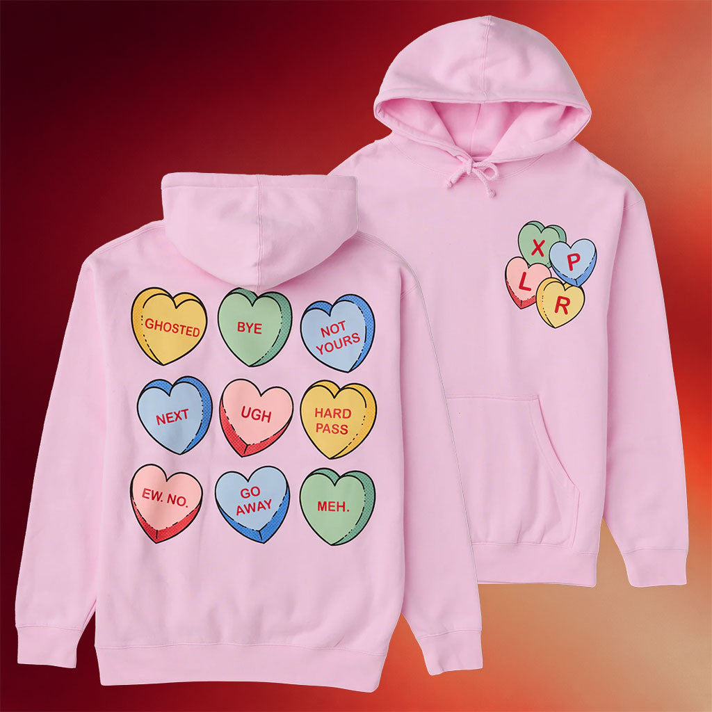 XPLR Merch Sweet Treat Hoodie Hearts XPLR Hoodie Birthday Gift For Wife
