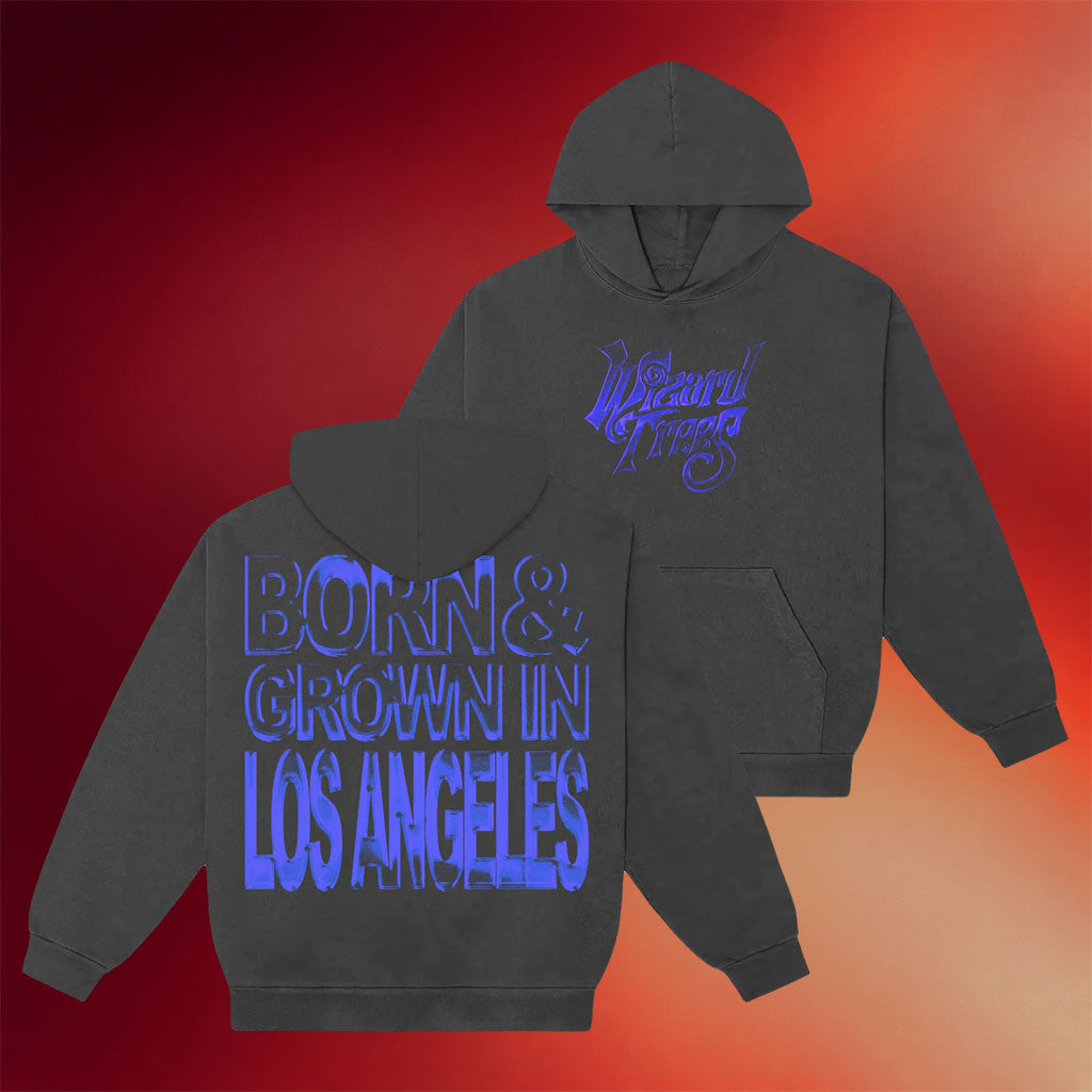 Wizard Trees Merch 2026 Born And Grown In Los Angeles Hoodie Gifts Ideas For Friends