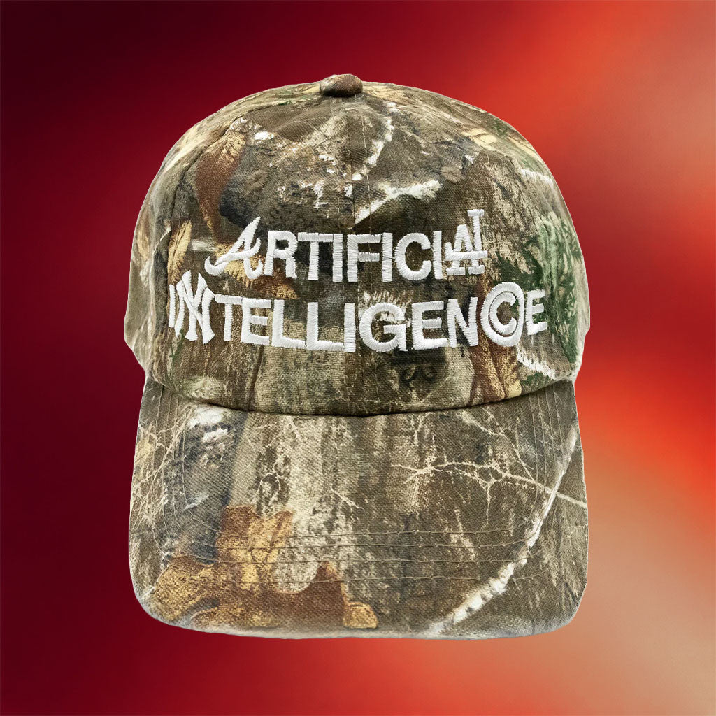 Artificial Fever Merch 2026 Artificial Intelligence Camo Hat Embroidered Gifts For Brothers